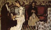 Paul Cezanne Young Girl at the Piano Sweden oil painting artist